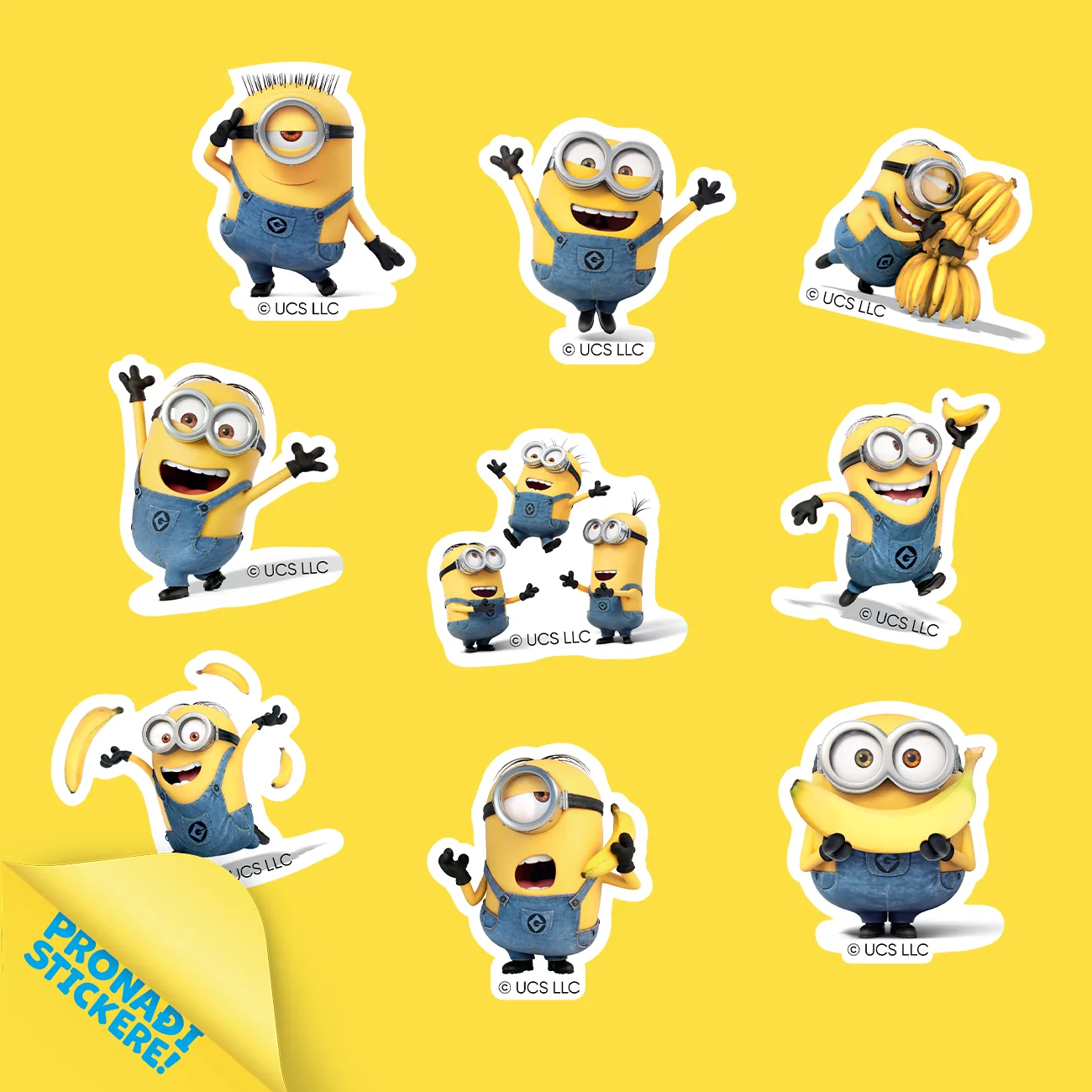 Ledo Minions stickeri